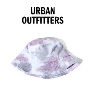 Purple Tie Dye Urban Outfitters Bucket Hat Satin